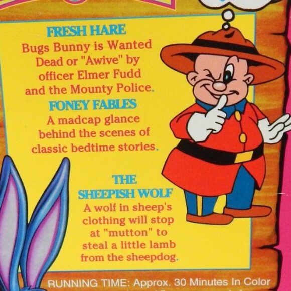 BUGS BUNNY Cartoon Classics 2 vintage VHS in original paper case - Picture 5 of 7